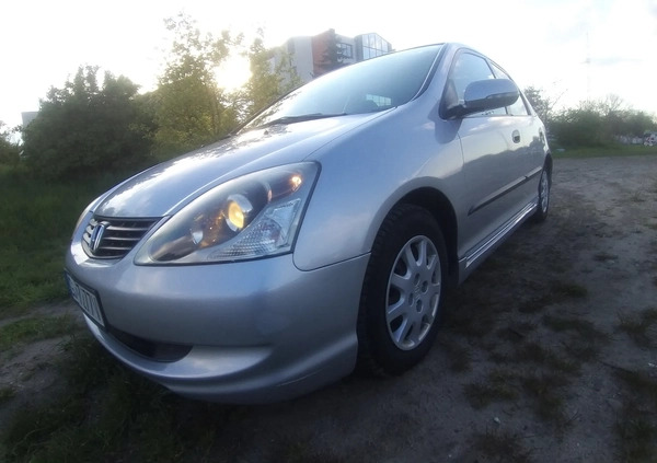 Honda Civic cena 7300 przebieg: 271000, rok produkcji 2004 z Sopot małe 631